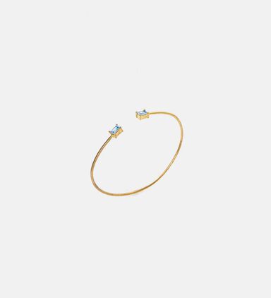 Moonstones Open-cuff Bracelet