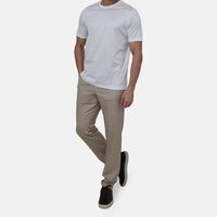 Cotton Twill Blend Tailored Trousers