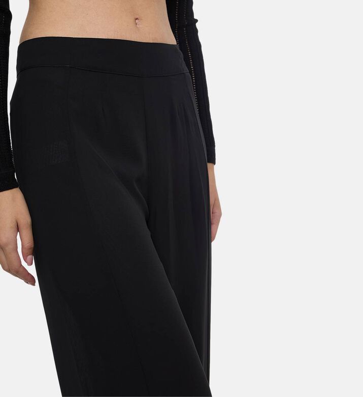 Edward Achour Paris Elastic Waistband Regular-fit Pants, Model View Edward Achour Paris Elastic Waistband Regular-fit Pants, Model View