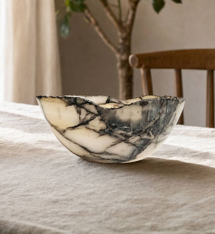 Noorena Midnight Majesty Serving Bowl, Model View