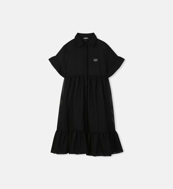 Button-down Short-sleeve Dress