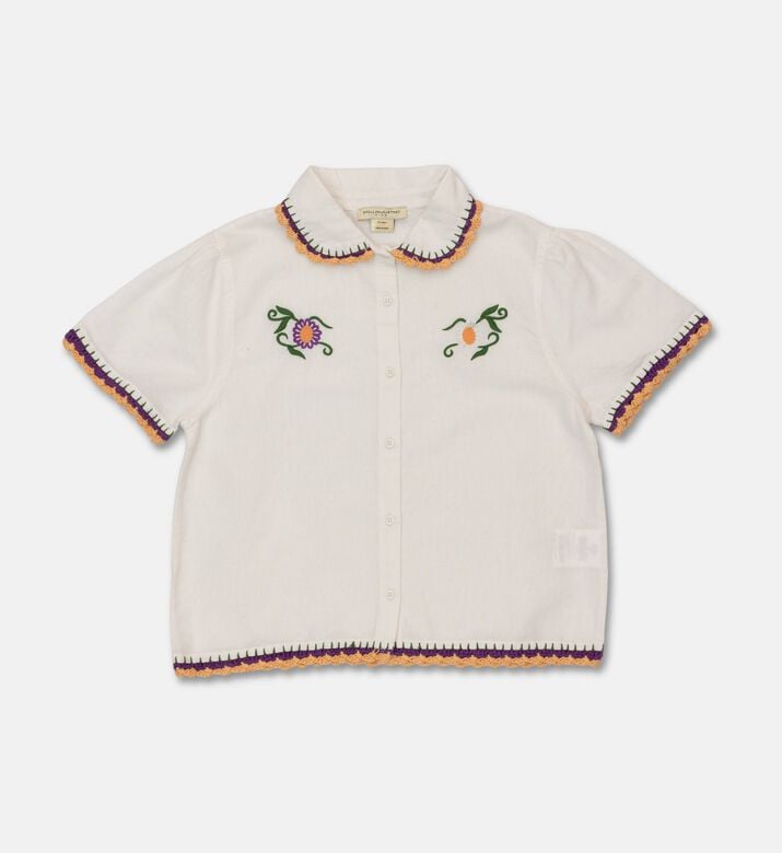 Stella McCartney Embroidered Crochet Trim Shirt, Packshot View
