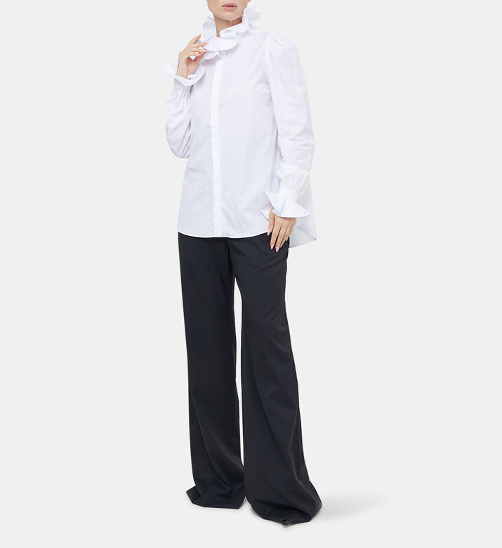 قميص Pensee قطني مزدوج الملتوي