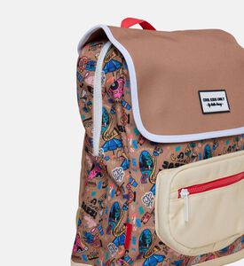 Hello Hossy Mini New York City Top Handle Backpack, 30x38x12-cm, Taupe, Packshot View Hello Hossy Mini New York City Top Handle Backpack, 30x38x12-cm, Taupe, Packshot View