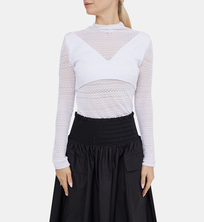 سترة كلوديا بوينتيل محبوكة