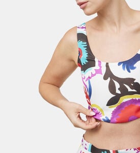 Mexico-print Bustier Top Mexico-print Bustier Top