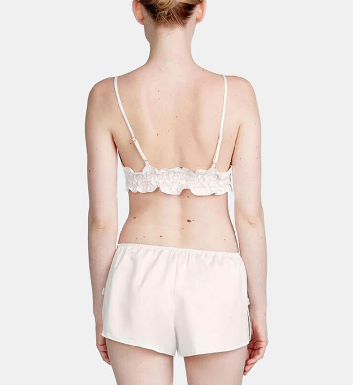 Shimmer Bralette With Short Set