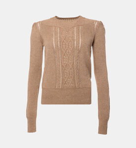 Embroidered Long-sleeve Top