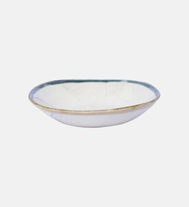 Ceramic Black-trim Soup Plate