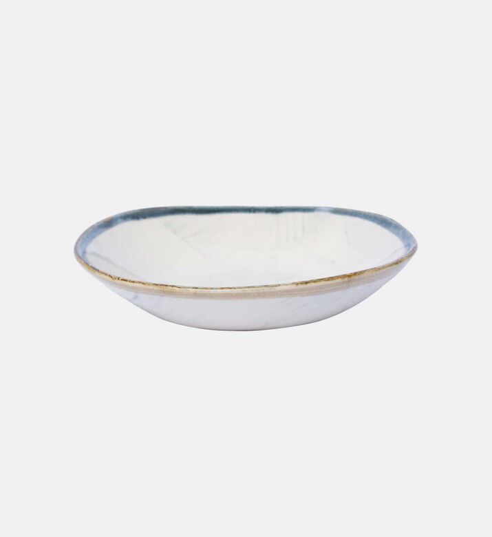Ceramic Black-trim Soup Plate
