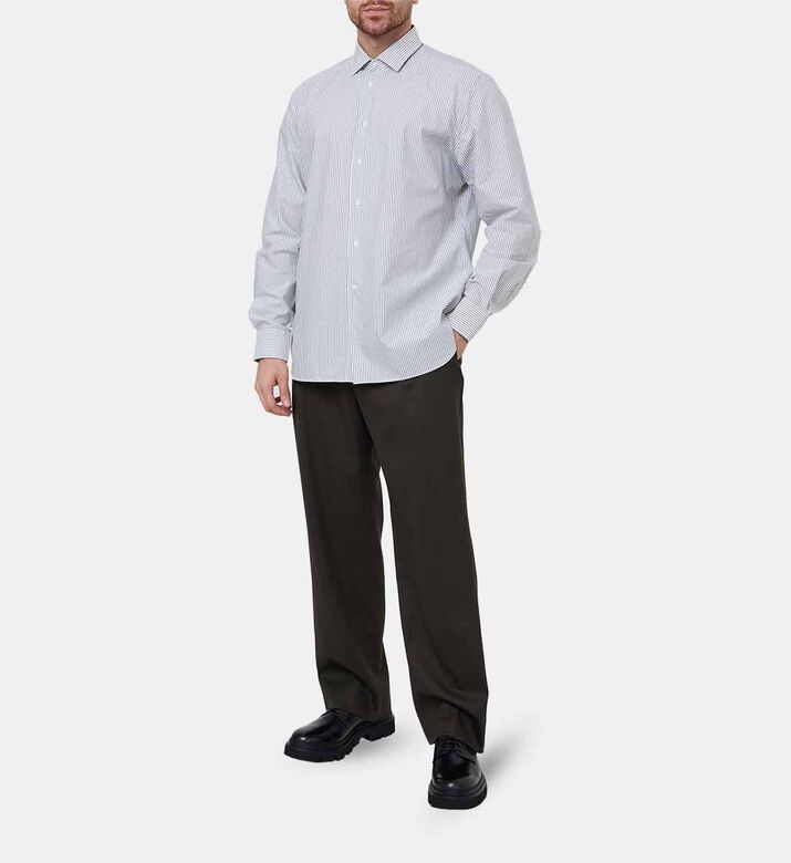 Stripe Pattern Long-sleeve Shirt