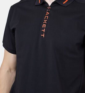 Logo Printed Placket Polo Shirt Logo Printed Placket Polo Shirt