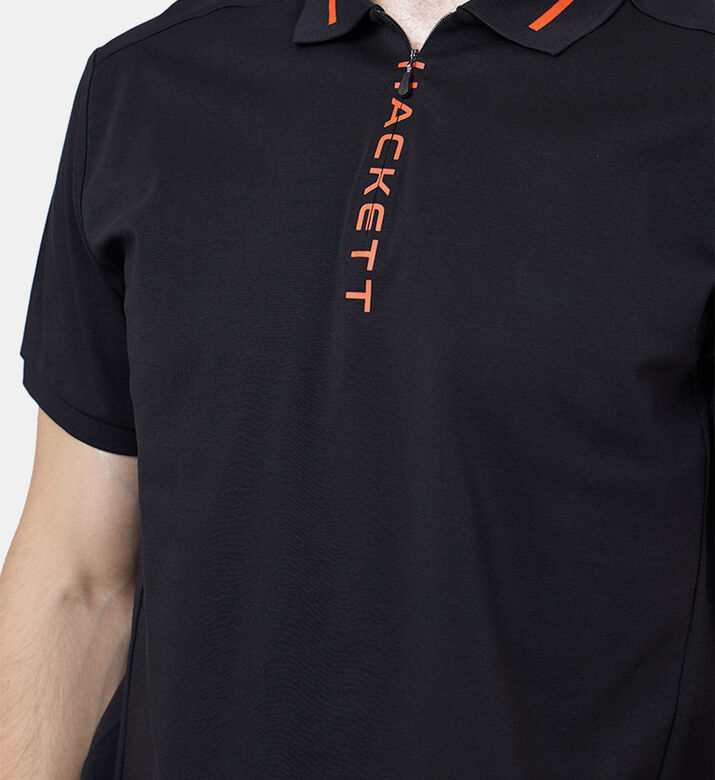 Logo Printed Placket Polo Shirt Logo Printed Placket Polo Shirt