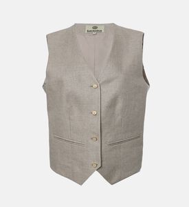 Savanna Lou Hemp Waistcoat, Packshot View