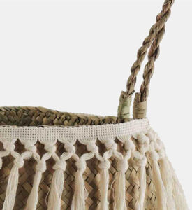 سلة تخزين ويكرت من الأعشاب البحرية