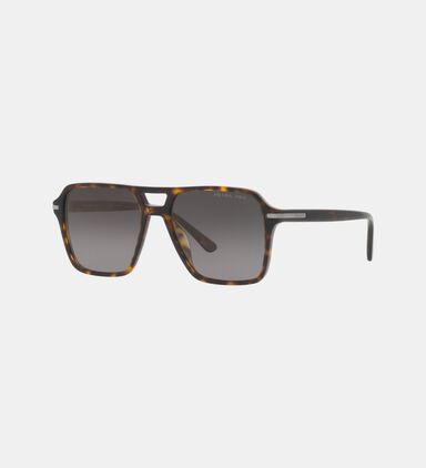 Gradient Pilot Frame Sunglasses 55