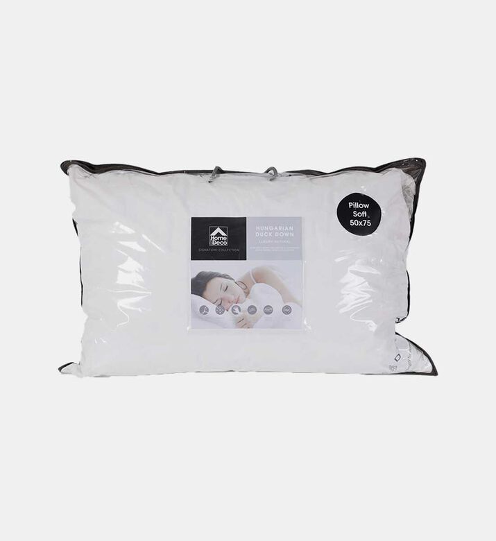 Home Deco and More Cotton Feather Duck Soft Pillow 710-gr, Packshot View