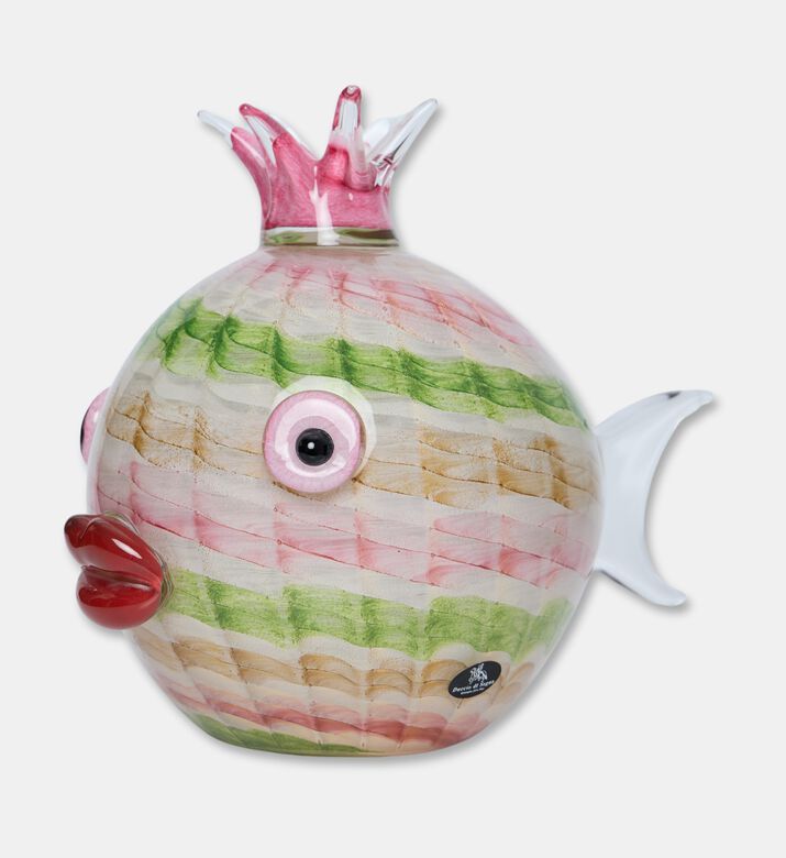 Duccio Di Segna Crystal Fantasy Puffer Fish Sculpture, Packshot View