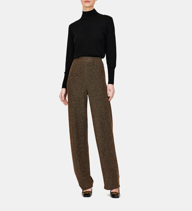 Straight-leg High-waisted Trousers