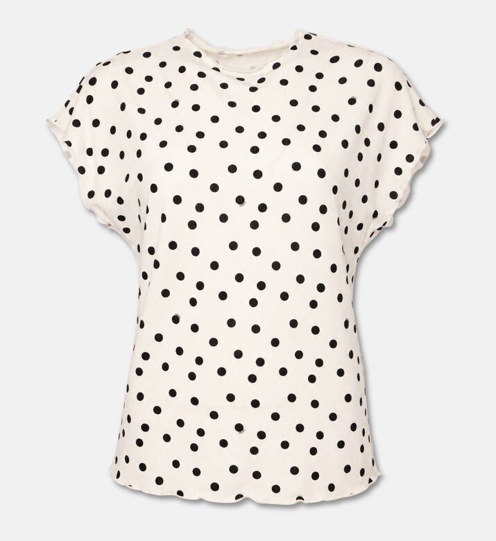 Samsoe Polka-dot Short-sleeve Top, Packshot View
