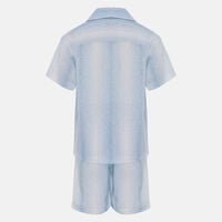Rashid Striped Resort Shirt Shorts Set