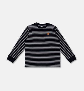 Maison Kitsune Ts Stripped, Packshot View