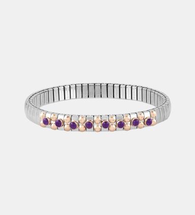 8 Amethyst Stone Bracelet