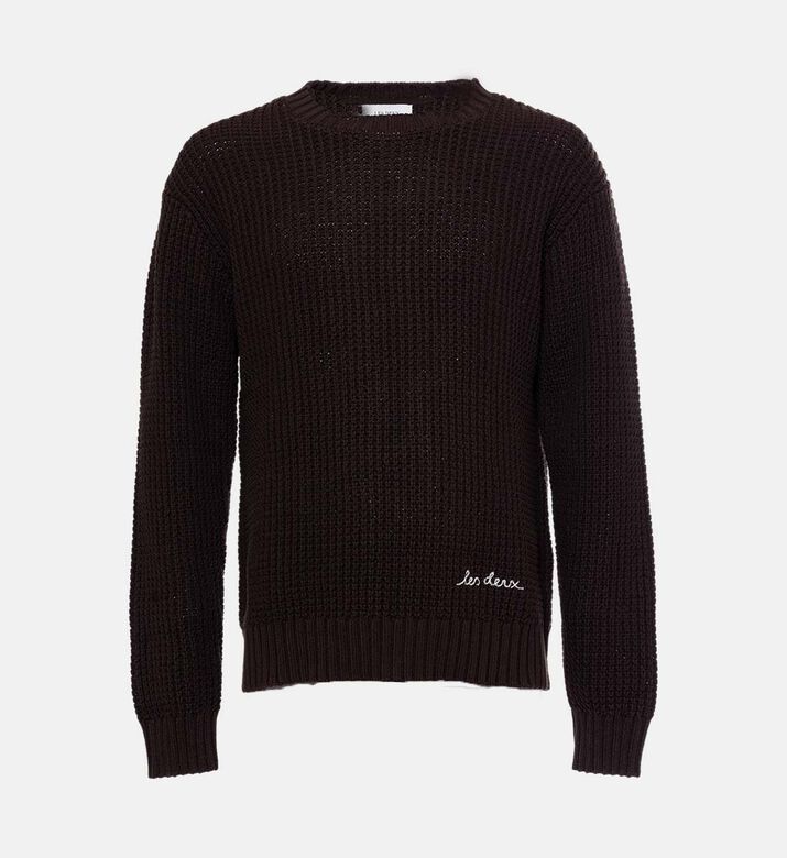 Les Deux Alvin Waffle Crewneck Knit, Packshot View