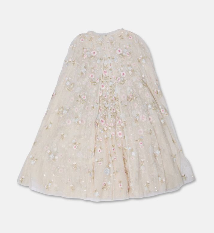 Needle And Thread Amara Ruffle Floral-print Mini Dress, Packshot View