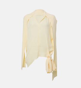 Plan C Side Tie Closure V-neck Top, Packshot View