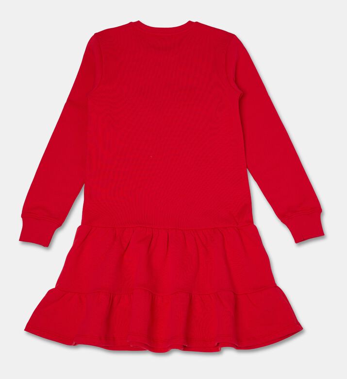 Moschino Kids Flounce-hem Logo Sweatshirt Dress, Packshot View