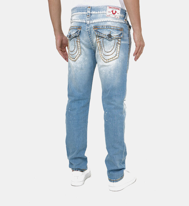 Cotton Stitched 5-pockets Denim Pants Cotton Stitched 5-pockets Denim Pants