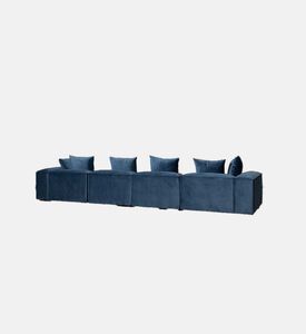 Home Deco and More Fillmore Velvet Corner Sofa, Packshot View