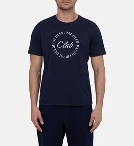 تيشيرت بال كلوب قطن بياقة دائرية