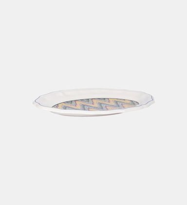 Domin Aztec Print Oval Platter