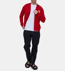 تيشيرت زافره قطن بشعار على الصدر