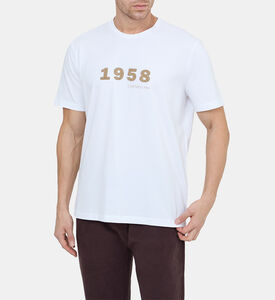 تيشيرت قطن 58 %بياقة مستديرة