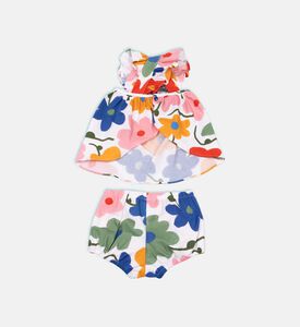 Sun Set Maxi Flowers Dress