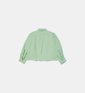 قميص قطن بنقشة أرقام للبنات