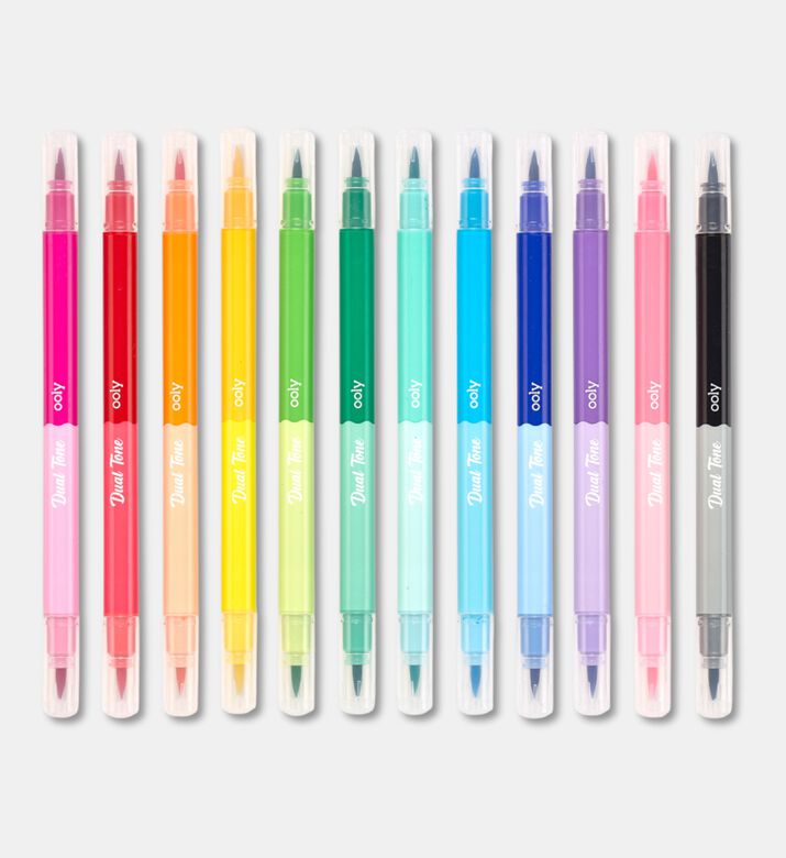 Ooly Dual Tone Brush Markers, Packshot View