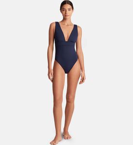 Low Back Squareneck One-piece Swimsuit Low Back Squareneck One-piece Swimsuit