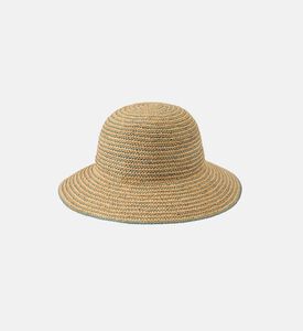 Classic Logo Label Straw Hat Classic Logo Label Straw Hat