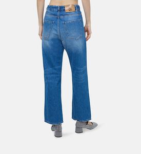 بنطال دنيم موم بأحجار الراين