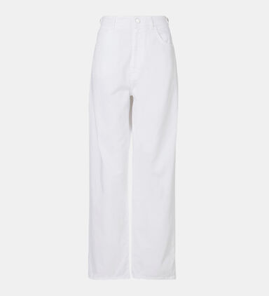 Denim Bull Fringed Trousers