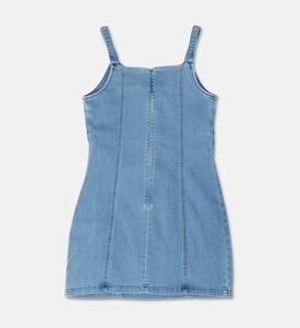 Twinset Denim Bow-accent Cut-out Dress, Packshot View