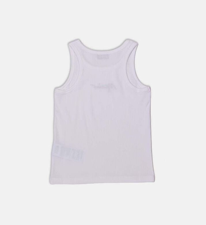 Cotton Logo-embroidery Tank Top