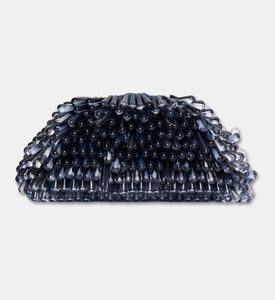 Cult Gaia Jaala Nano Beaded Clutch, Teal, Packshot View