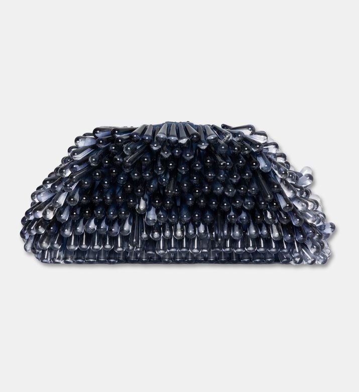 Cult Gaia Jaala Nano Beaded Clutch, Teal, Packshot View
