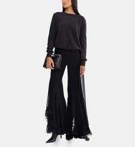 تنورة بخصر مطاطي وكشكشة