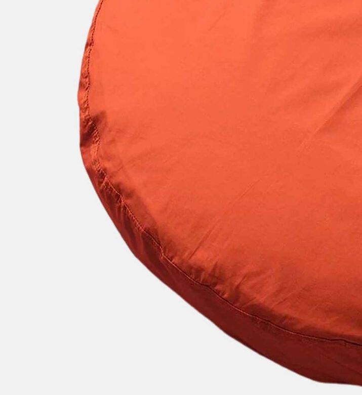 Suite702 Organic Percale Cotton Round Pillow Case, Orange, 80x10-cm, Packshot View